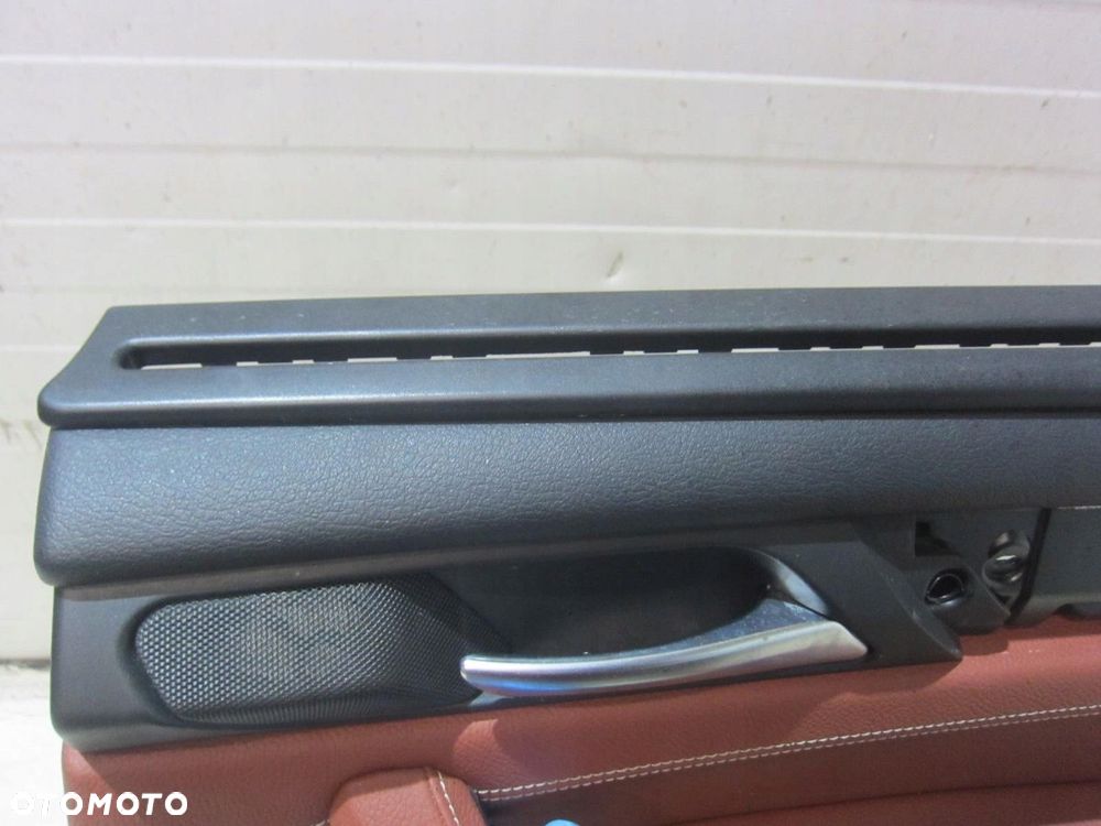 BMW X3 F25 BOCZEK TAPICERKA DRZWI PRAWYCH TYLNYCH TYŁ ROTBRAUN 7279938 - 2