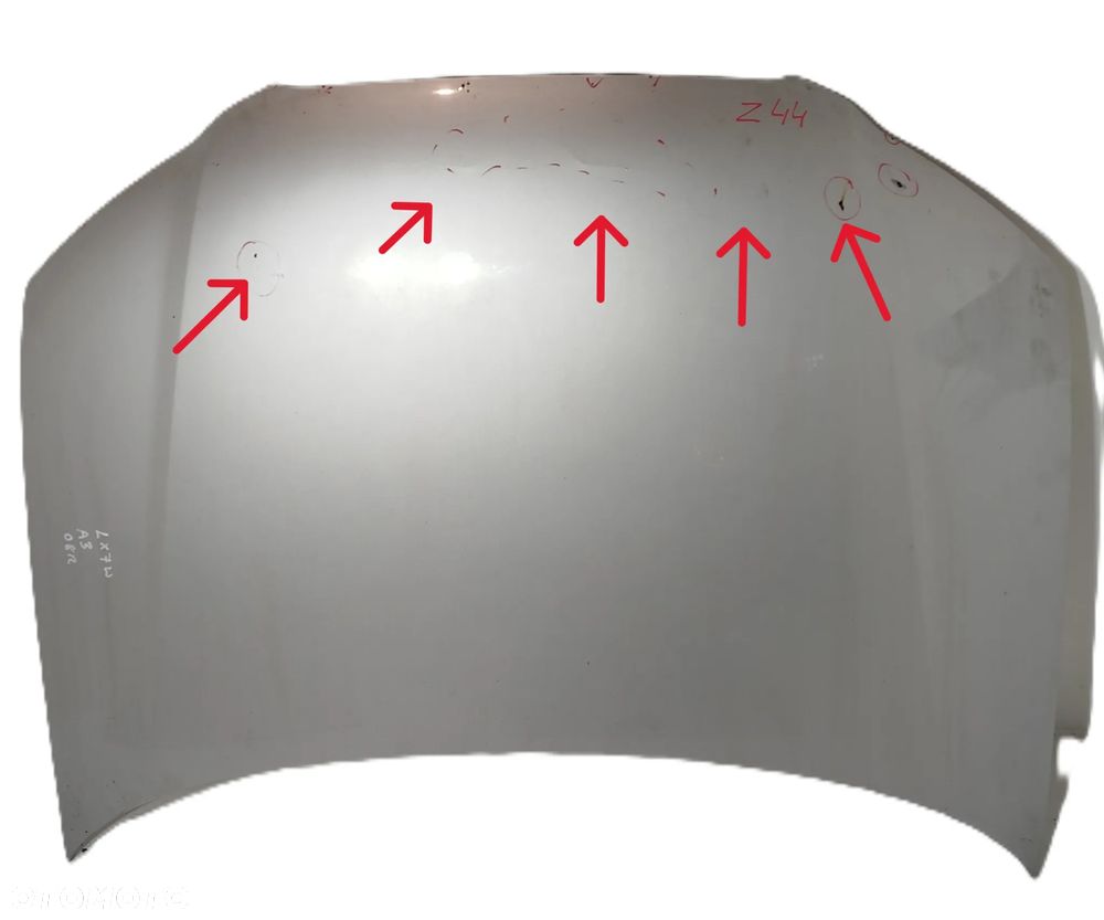 maska pokrywa silnika AUDI A3 8P LIFT 05-08 LX7W - 1