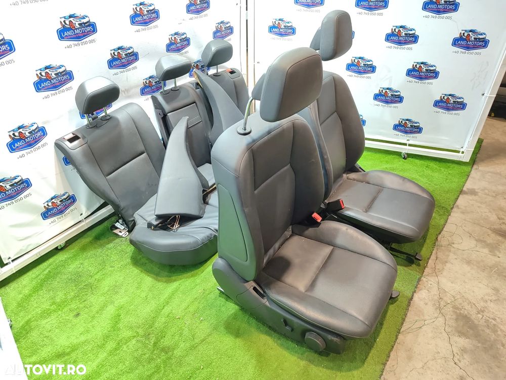 INTERIOR PIELE / SCAUNE SEMIELECTRICE + BANCHETE MERCEDES BENZ W205 C180 1.6 BENZINA 2014 COD OEM A2049107946 / BREAK 2014-2021 - 3