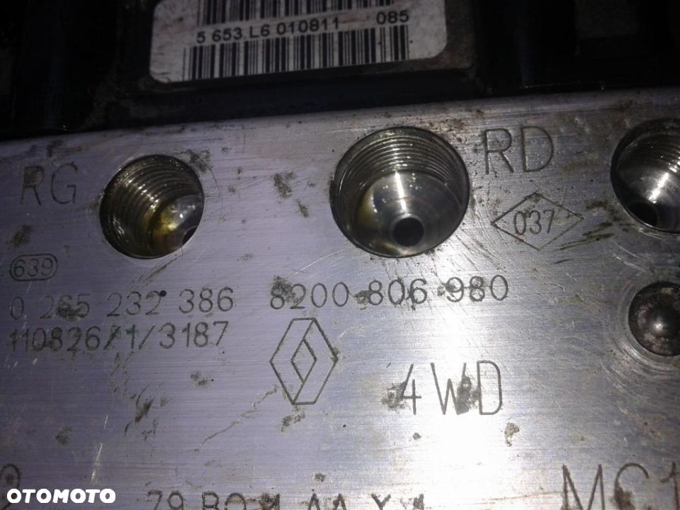 DACIA RENAULT POMPA ABS 0265232386 8200806980 W-wa - 7