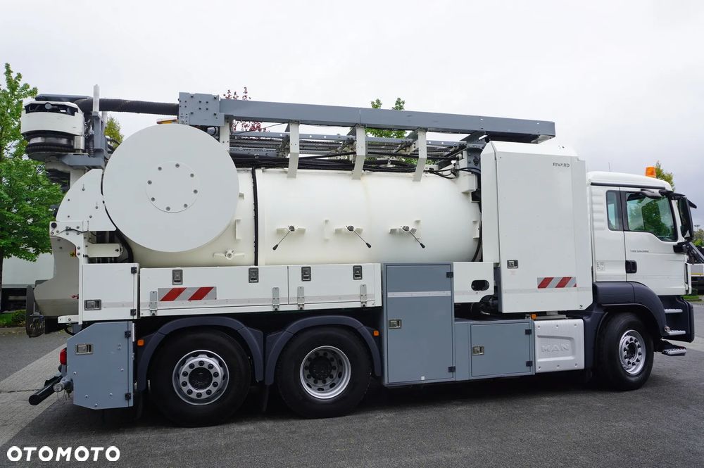 MAN TGS 26.360 E6 / Zabudowa WUKO Rivard 18 m3 / 90 tys. km / oś skrętna - 6