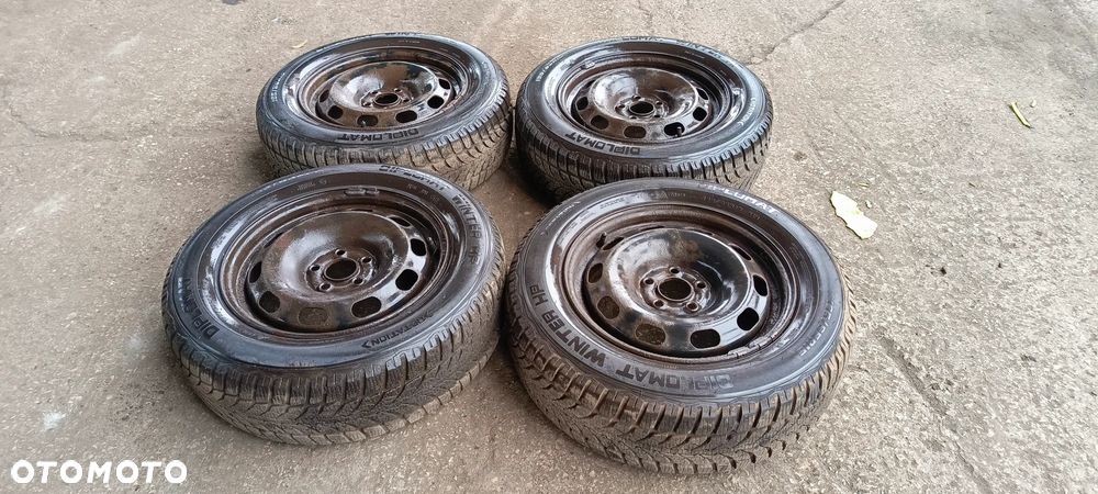 KOLA ZIMOWE FELGI 15 5X100 VW SEAT SKODA AUDI OPONY 195/65 R15 - 2
