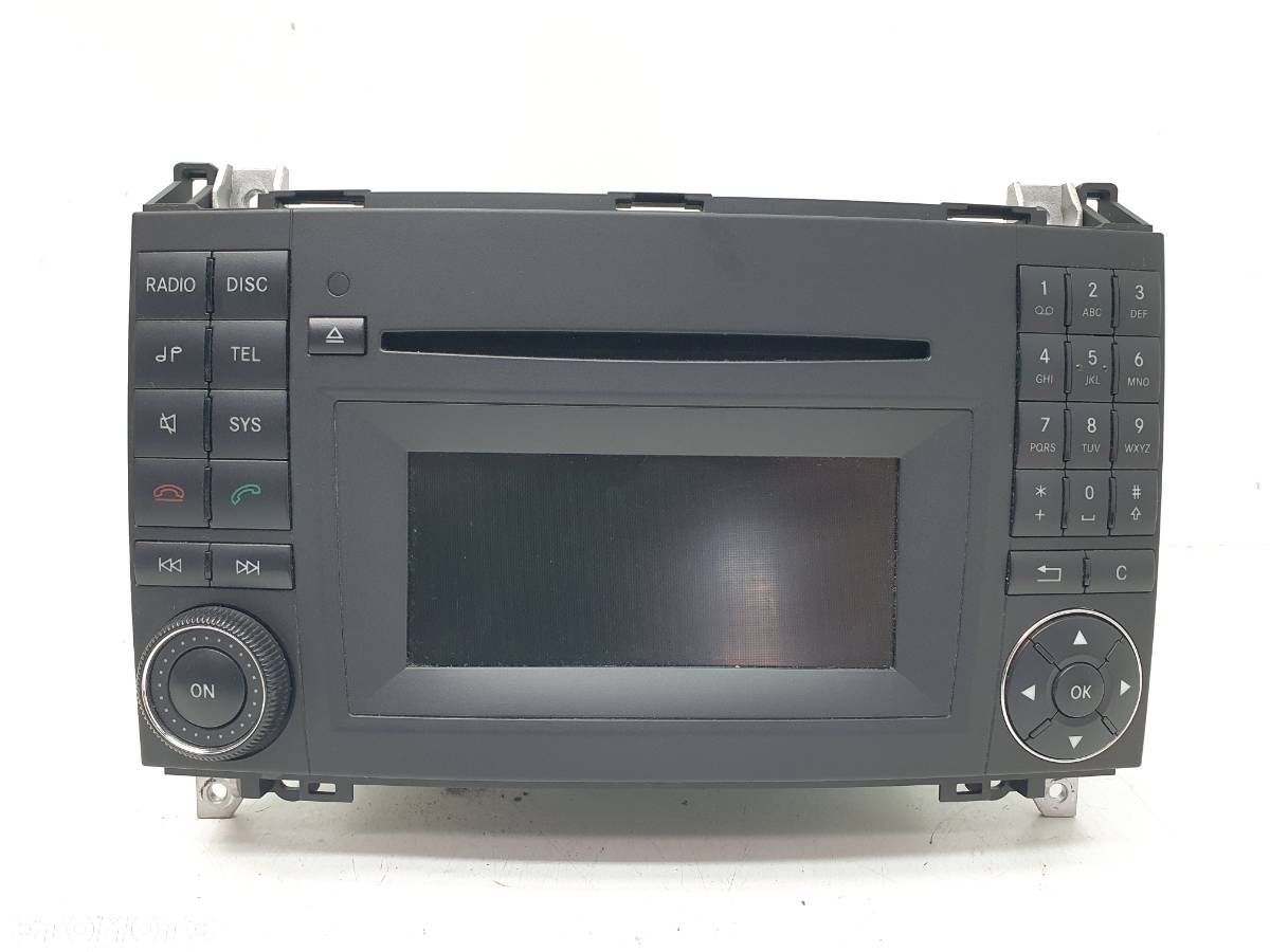 RADIO ODTWARZACZ CD MERCEDES W639 VIANO VITO A1699002000 - 1