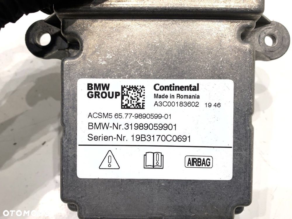 SENSOR AIRBAG  BMW 5 Touring (G31) 2017 - 2022 520 d 140 kW [190 KM] olej napędowy 2017 - 2022 - 5