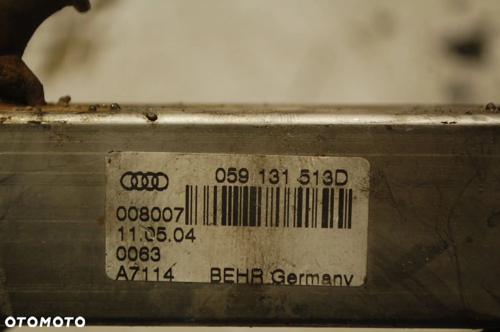 CHŁODNICA SPALIN 059131513D AUDI A4 B6 2.5 TDI A6 C5 - 3
