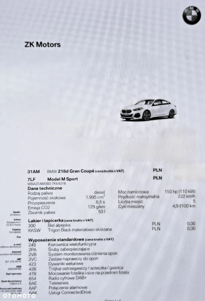 BMW Seria 2 218d M Sport - 23