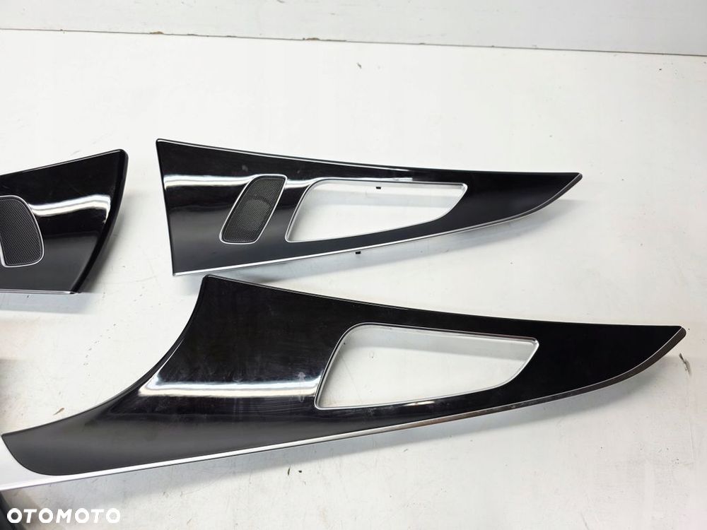 DEKOR DEKORY DRZWI PIANO BLACK AUDI A6 C7 KOMPLET 4G0867409R 1LQ - 1