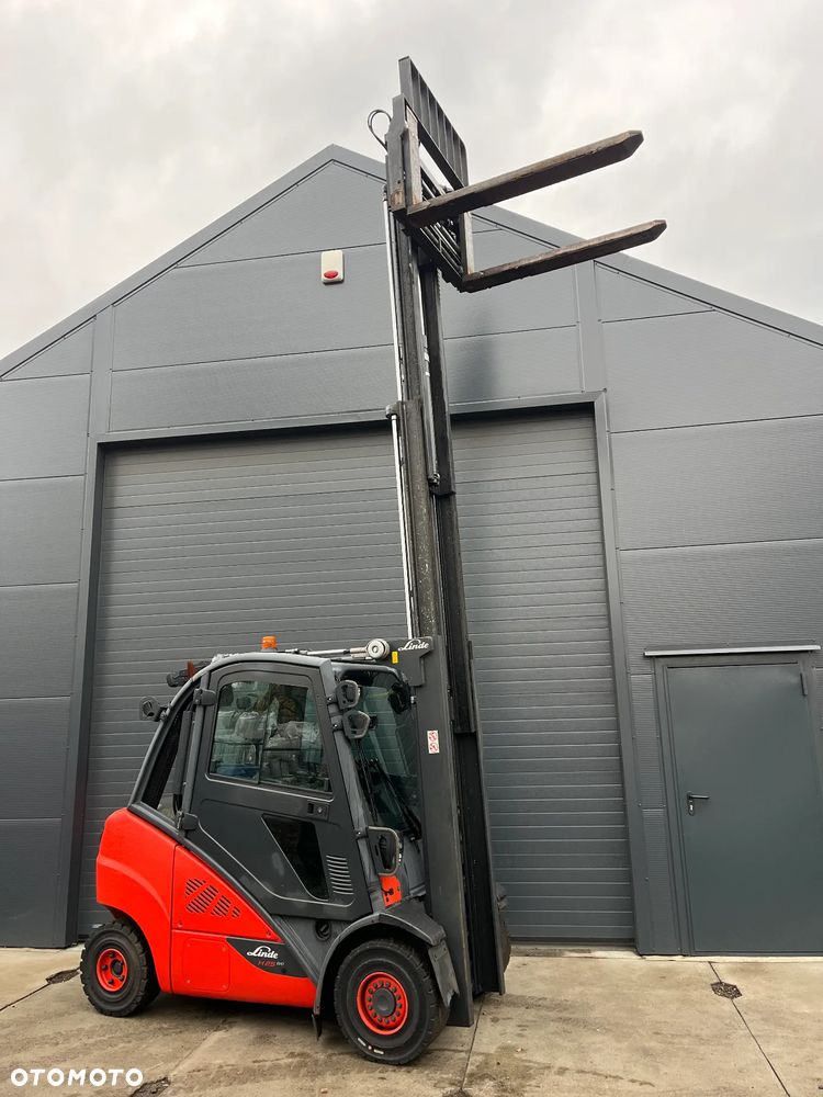 Linde H20D/600 DIESEL Triplex widły teleskopowe Klima Pozycjoner - 7