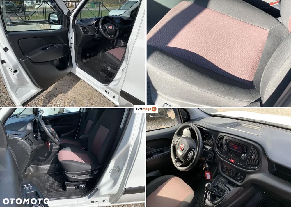 Fiat PROFESSIONAL DOBLO L2 Long VAN MAXI WZMOCNIONY Ładowność 961kg, Homologacja cięż. VAT-1, HAK 1300kg wpinany, BAGAŻNIK, Alarm, Czujniki parkowania, Halogeny, Podgrzewane fotele, Koła 16' MOCNY NAPĘD 1.6 MultiJet, 105KM Emisja spalin Euro-6, Skrzynia biegów 6cio stopniowa! Oryginalna zabudowa paki, - 9