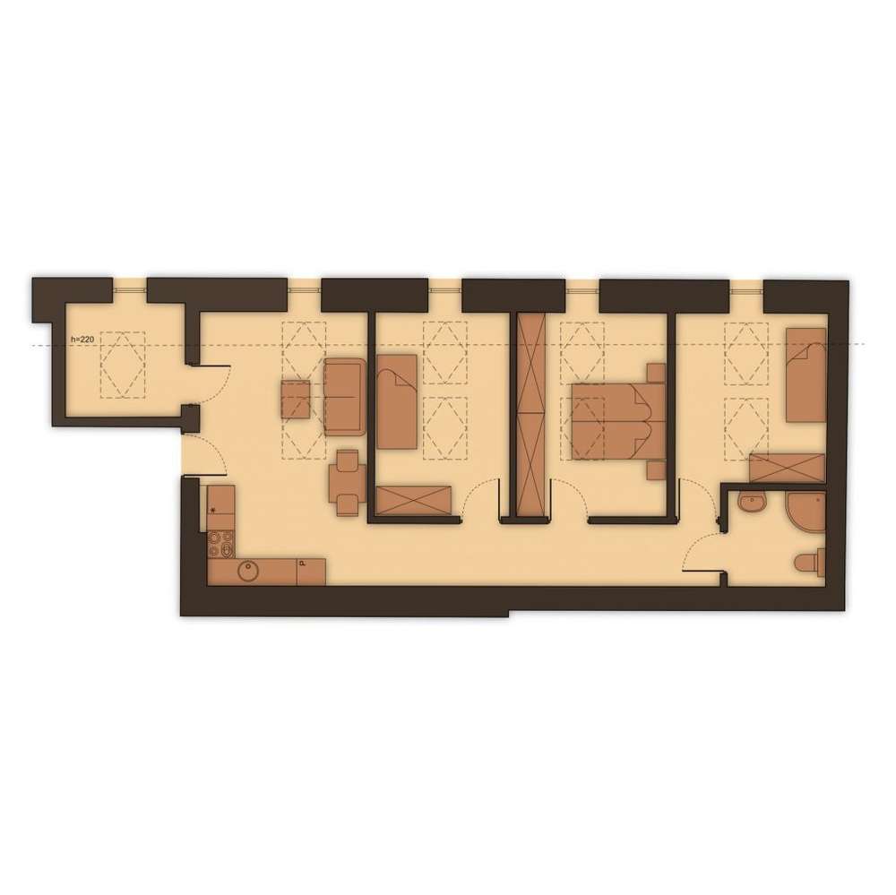 80m², 5 pokoi, Centrum Krakowa - kamienica w renow
