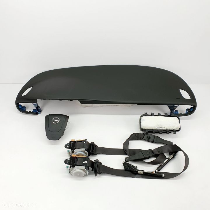 OPEL MOKKA X DESKA ROZDZIELCZA KONSOLA KOKPIT PULPIT PODUSZKI AIRBAG AIR BAG PASY KIT SET - 1