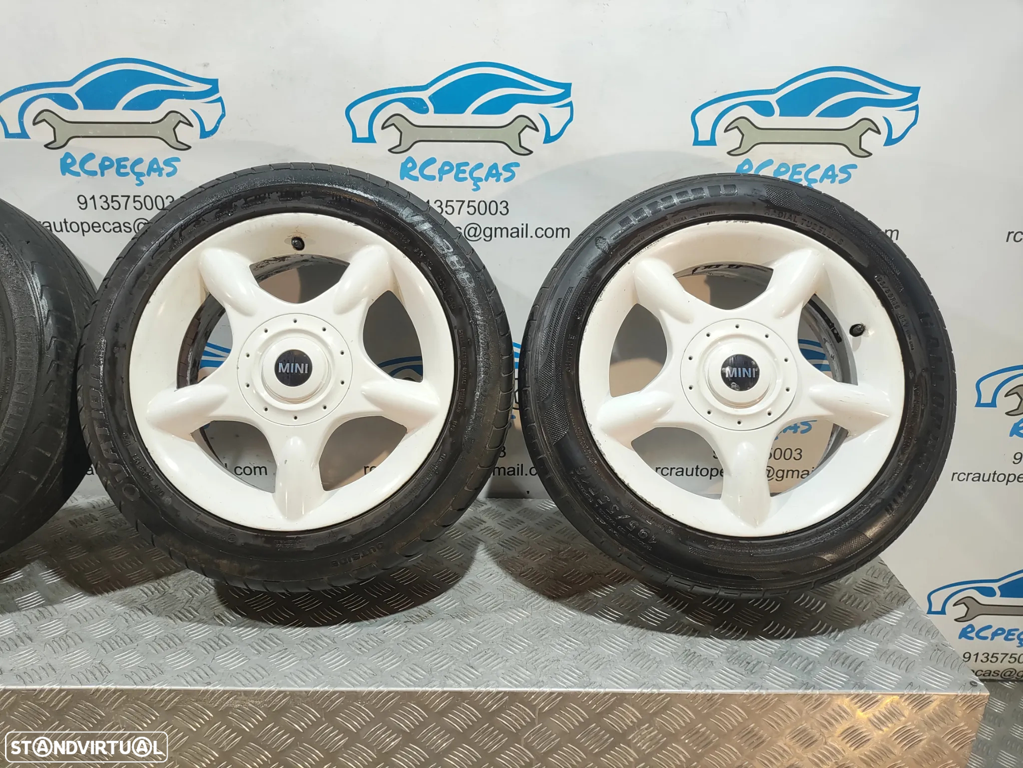 .JANTES ORIGINAIS MINI COOPER R50 16 POLEGADAS 6,5J ET48 4X100 - 5