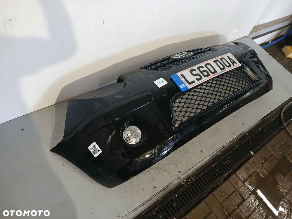 ^ ZDERZAK PRZÓD PRZEDNI DO KIA PICANTO I 1 LIFT FL CZARNY HALOGENY - 4