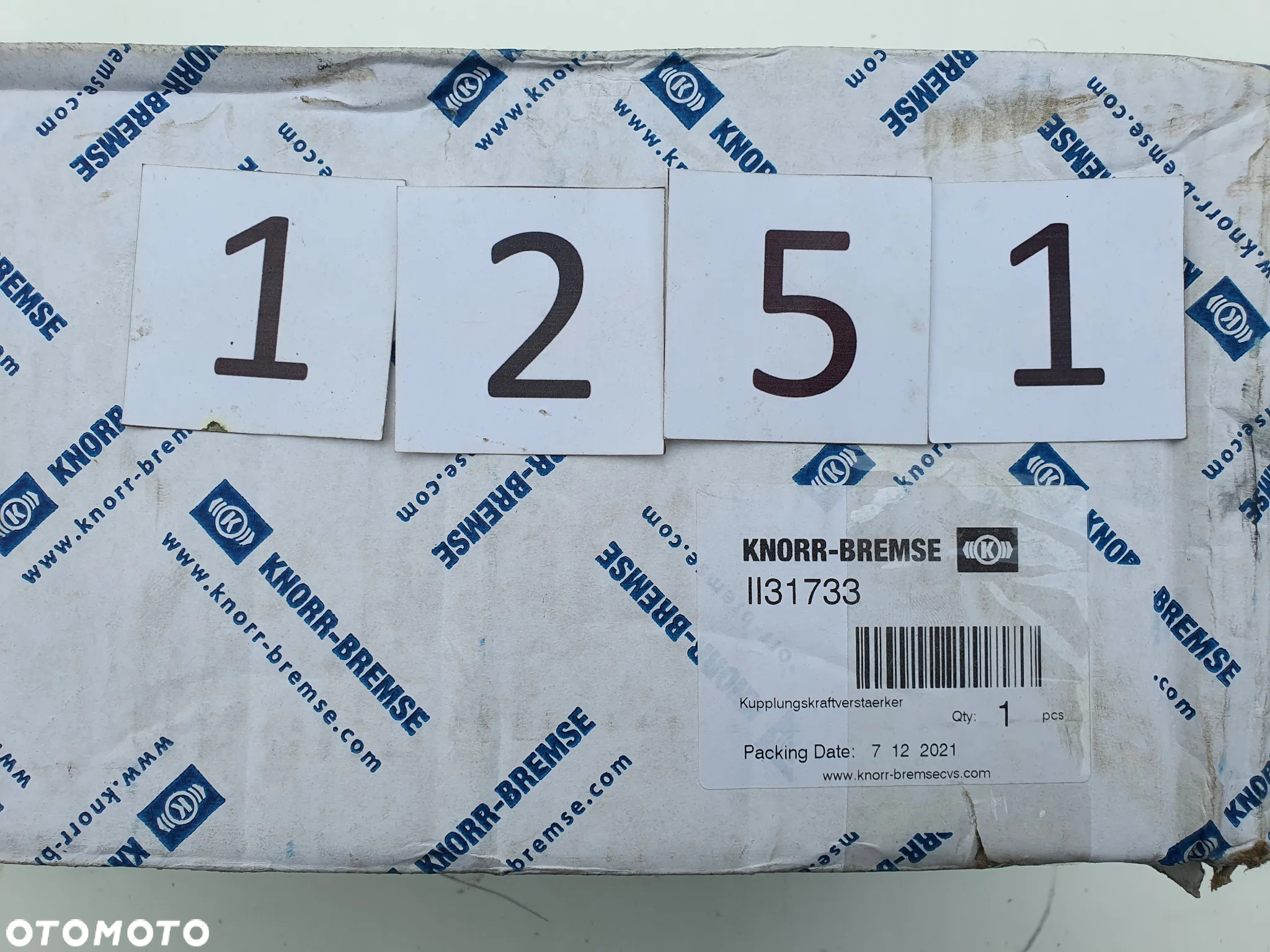 Siłownik sprzęgła, wysprzęglik Knorr-Bremse II31733, VG3261, MAN F2000, L2000, M2000, E2000, F90 - 5
