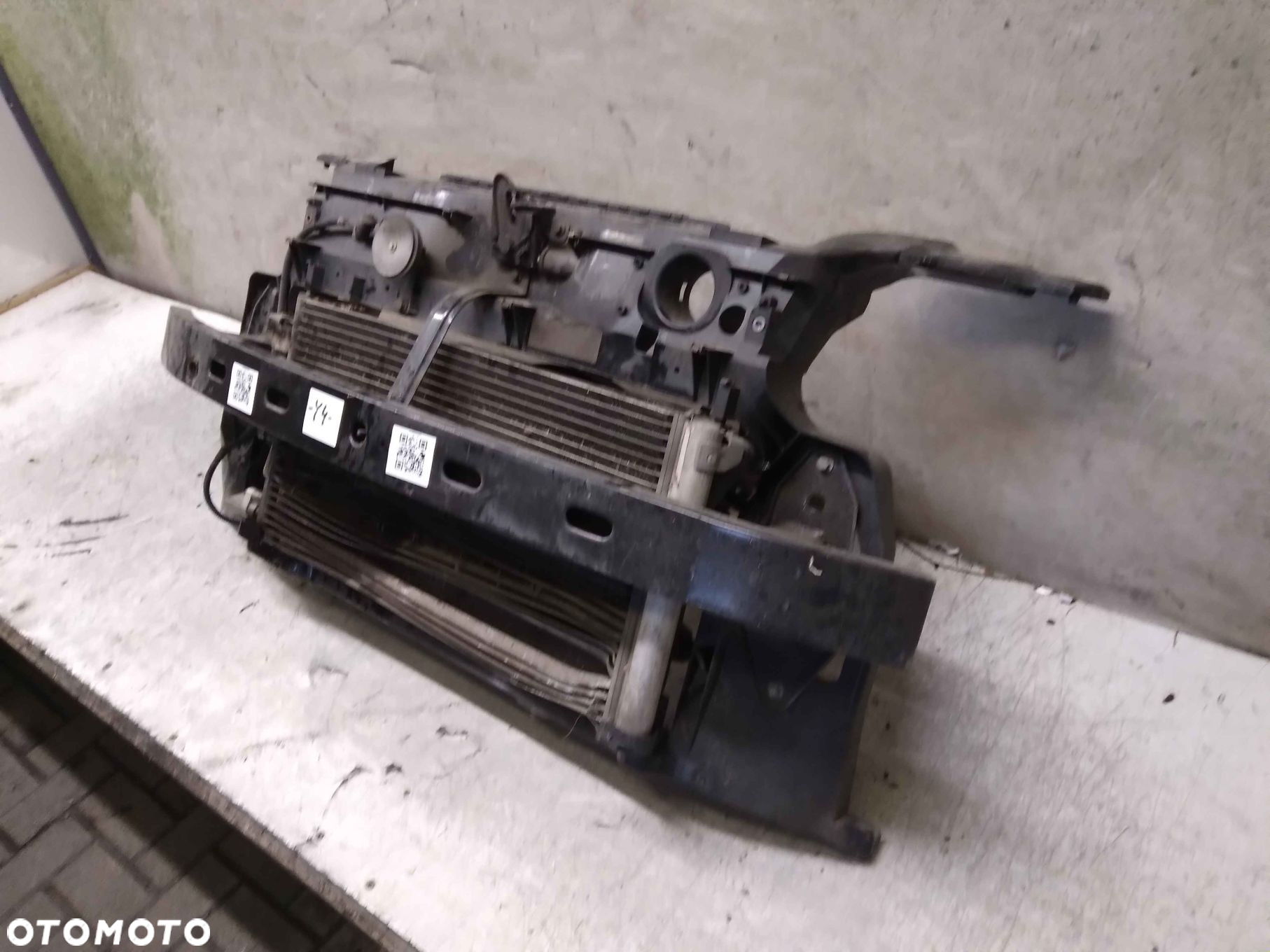/ PAS PRZEDNI FIAT PANDA II 2 WZMOCNIENIE CZOŁOWE CHŁODNICE KLIMATYZACJA KLIMA KOMPLET ! - 3