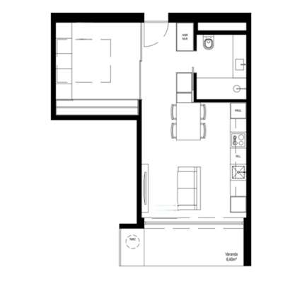 [OPORTUNIDADE] T1 Smart em Vila Nova de Gaia – Frente ao Novo Metro - Grande imagem: 3/12