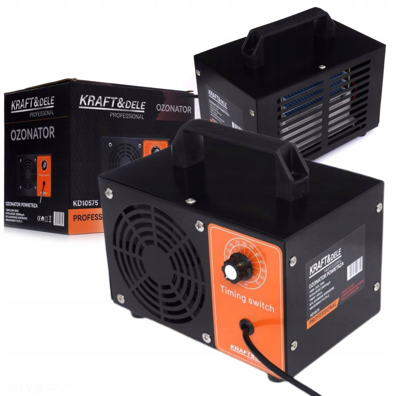 KD GENERATOR OZONU OCZYSZCZACZ POWIETRZA ZAPACHÓW 28000mg/h 150W KD10575 - 13