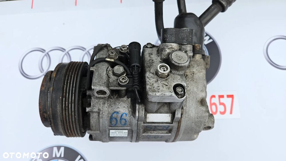 BMW 5 E39 2.0i Sprężarka klimatyzacji Kompresor klimy 447220-8026  DENSO  Przewody - 5