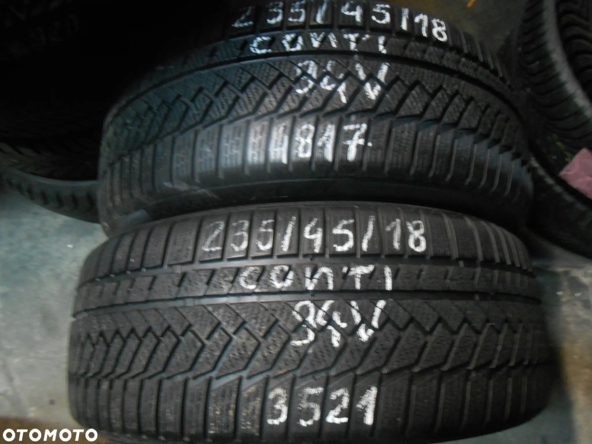 OPONY 235/45R18 CONTINENTAL WINTER CONTACT TS 850P XL DOT 3521 / 4817 7.4MM - 1