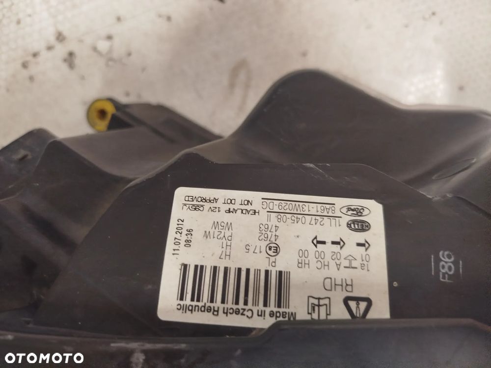 + LAMPA PRZOD PRZEDNIA PRAWA FORD FIESTA VII 7 MK.7 - 7