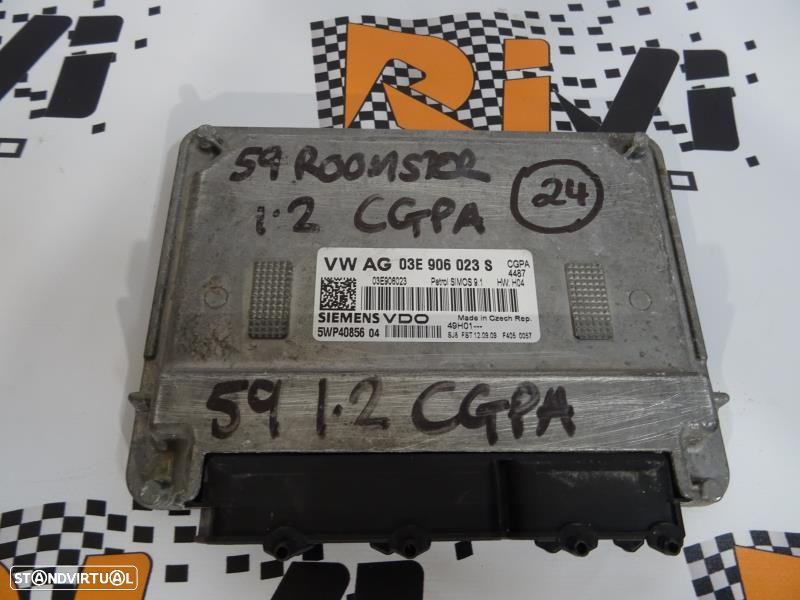 Centralina De Motor Skoda Roomster (5J)  Centralina 1.2 / 03E906023s / - 1