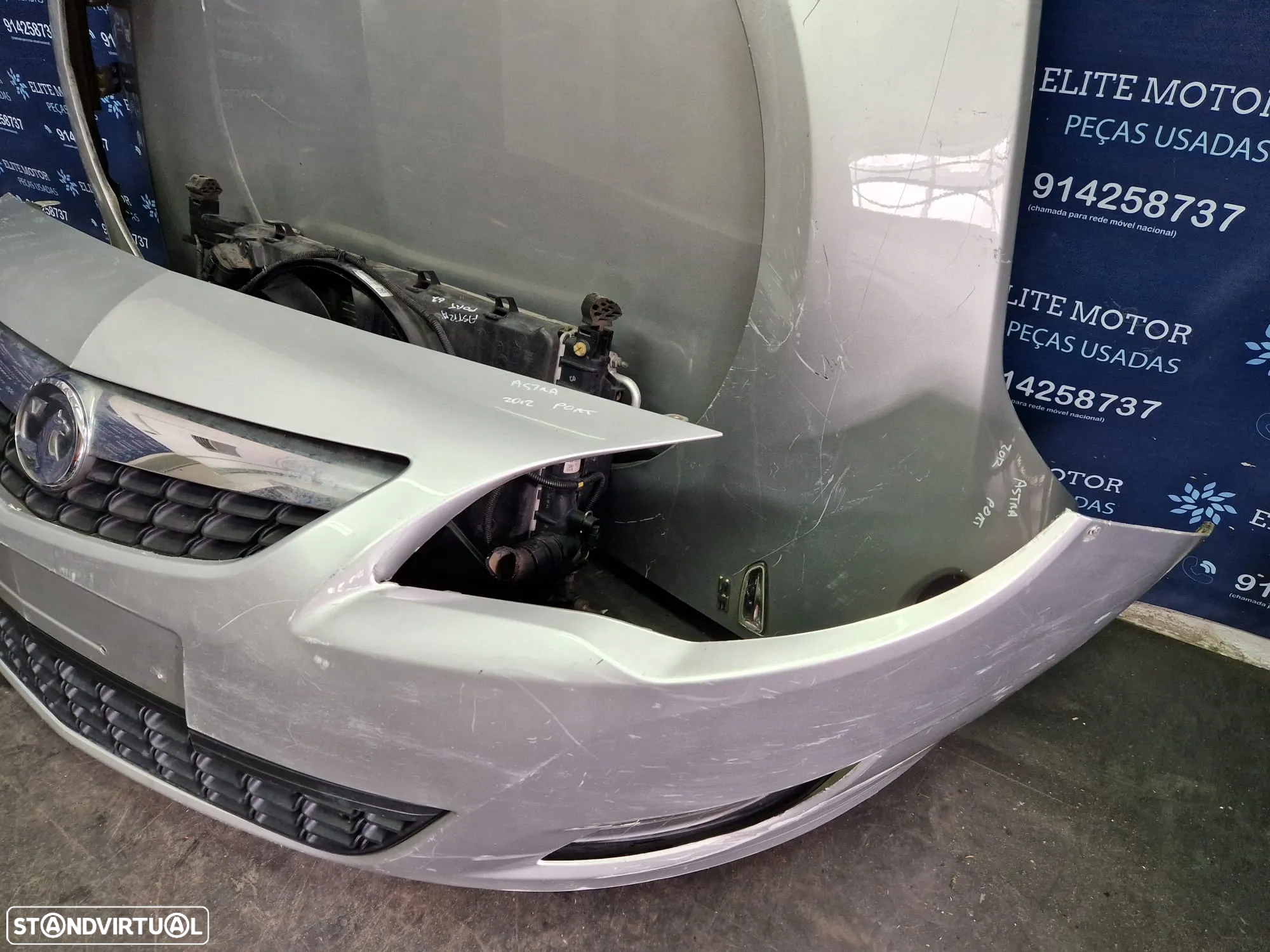 Frente completa usada OPEL ASTRA J 5 PORTAS capot parachoques guardalamas oticas - 7