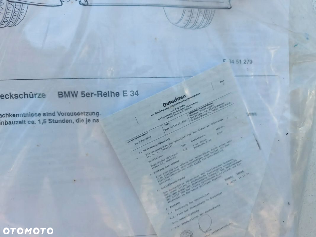BMW 5 E34 M5 M technik zderzak tylny tył - 2