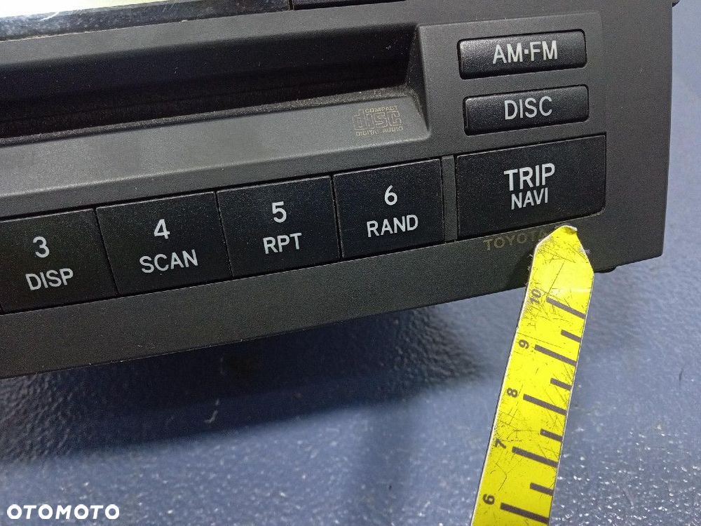 TOYOTA COROLLA VERSO I 01- RADIO CD FABRYCZNE 86120-13060-B0 - 11