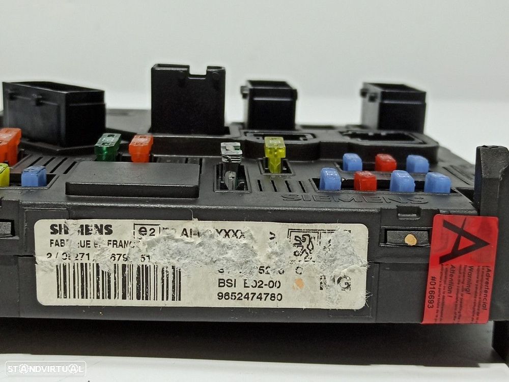 CAIXA DE RELÉS/ FUSÍVEIS PEUGEOT 206 BERLINA LOOK - 5