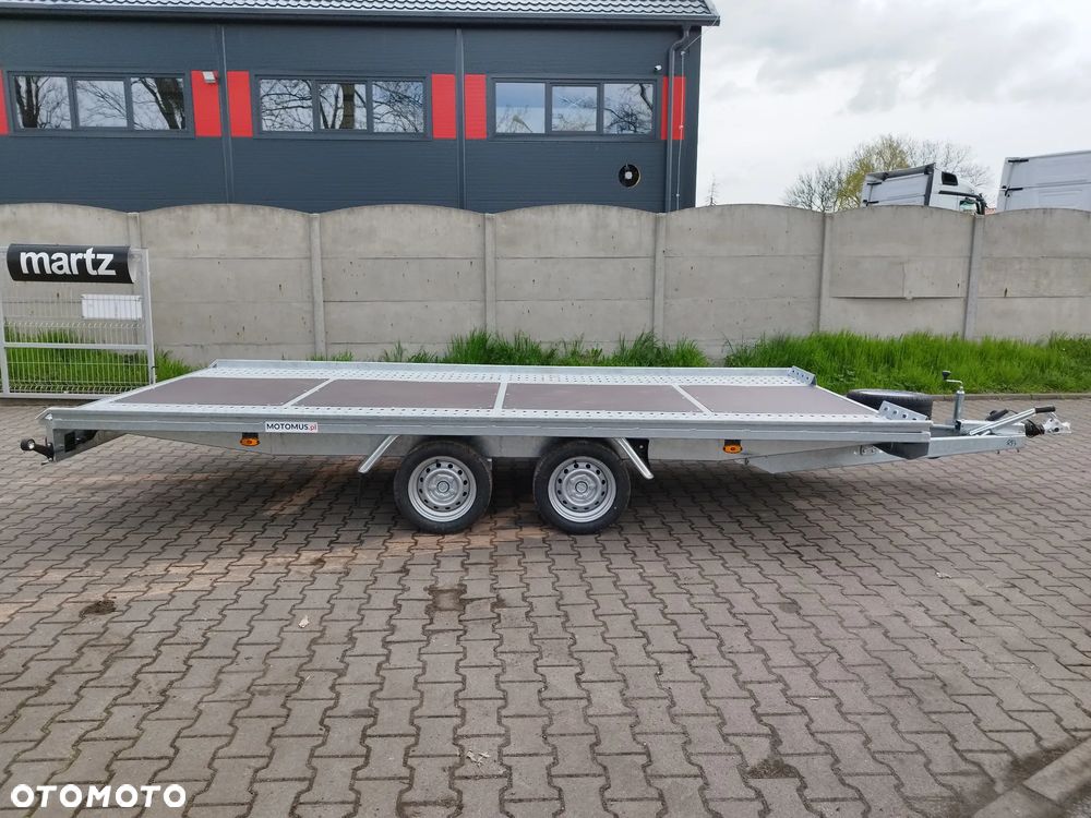 Niewiadów Laweta Niewiadów Mars SM 4,5x2,1m płaska wypełniona sklejką DMC 2700kg 2 osie koła 195R13C spawana rama mocna - 7