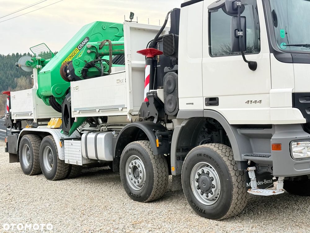 Mercedes-Benz * Mercedes 8x6  Actros 4144 * HDS Palfinger 150002 + FLY JIB PJ 170 * Dźwig * 40 TON * Wyciągarka * 35 Metrów * Kosz * - 31