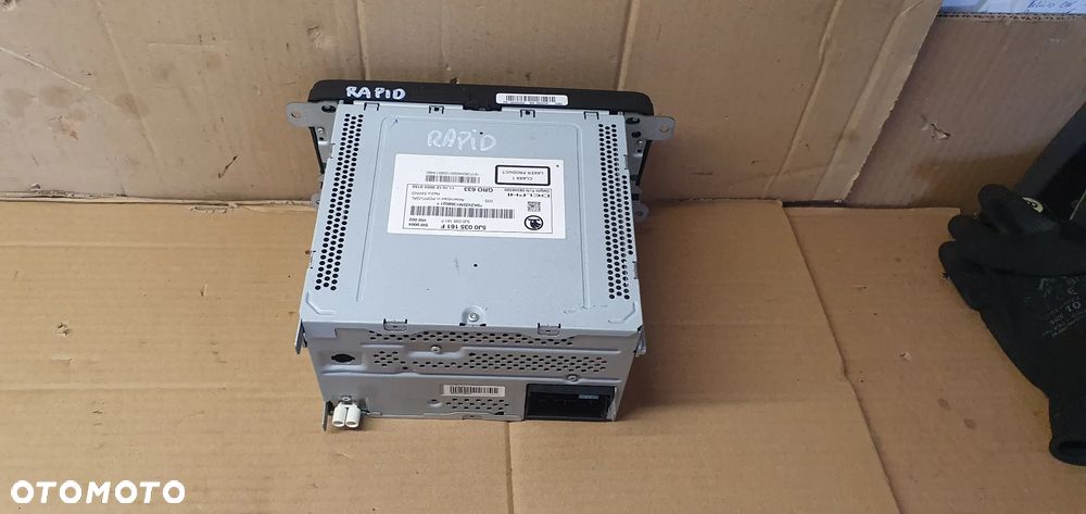 Radio radioodtwarzacz oryginał Skoda Rapid 5J0035161F - 6