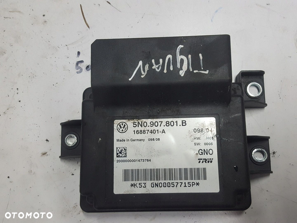 VW TIGUAN I 5N 06-10r MODUŁ HAMULCA RĘCZNEGO 5N0907801B