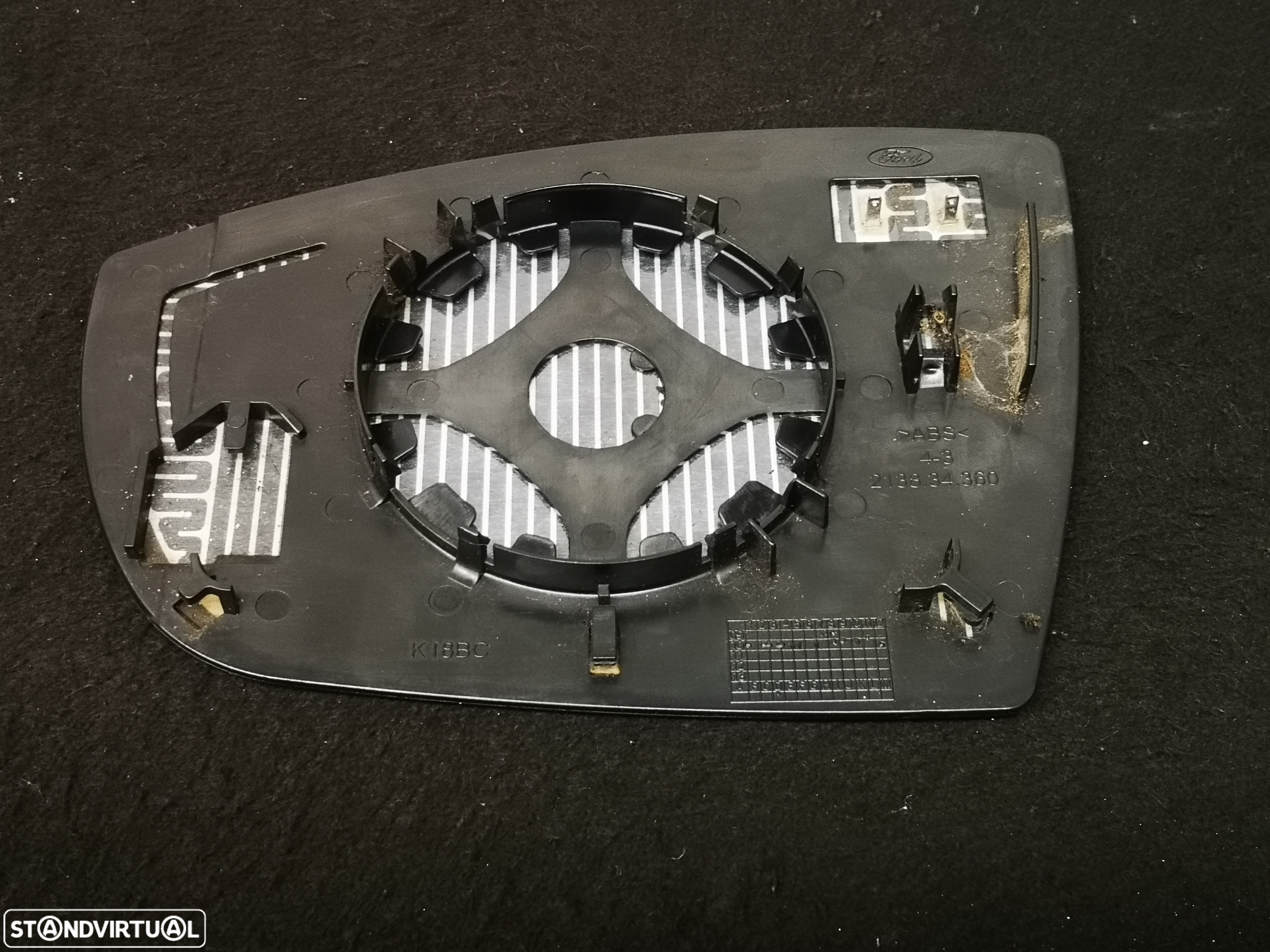 Vidro do espelho retrovisor direito originais ford kuga 2009-2012 - 3