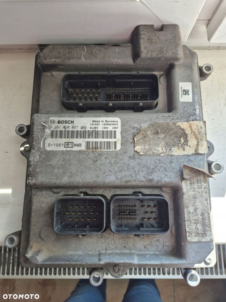 STEROWNIK KOMPUTER KASETA MODUŁ SILNIKA MAN TGL EURO 5 4 CYL. 0281020067 - 1