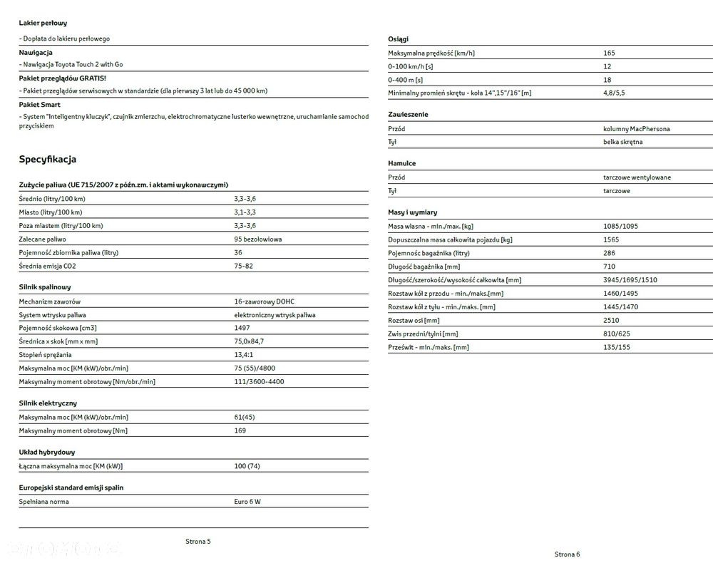 Toyota Yaris Hybrid 100 Selection Pure - 21