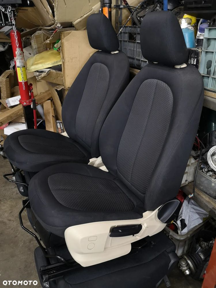 FOTEL KIEROWCY CZARNY MATERIAŁ KANAPA TYLNA BMW 2 F45 ACTIVE TOURER 2017R - 9