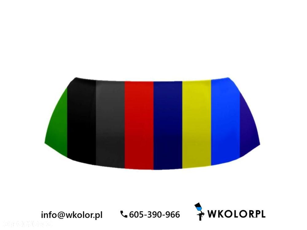 NOWA POKRYWA SILNIKA DODGE CHARGER 2011- LAKIEROWANA W KOLOR - 1