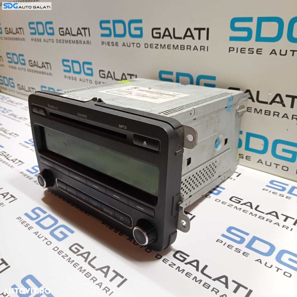 Radio CD Player Radio Swing MP3 Skoda Fabia 2 2007 - 2014 Cod 5J0035161D [X1114] - 2