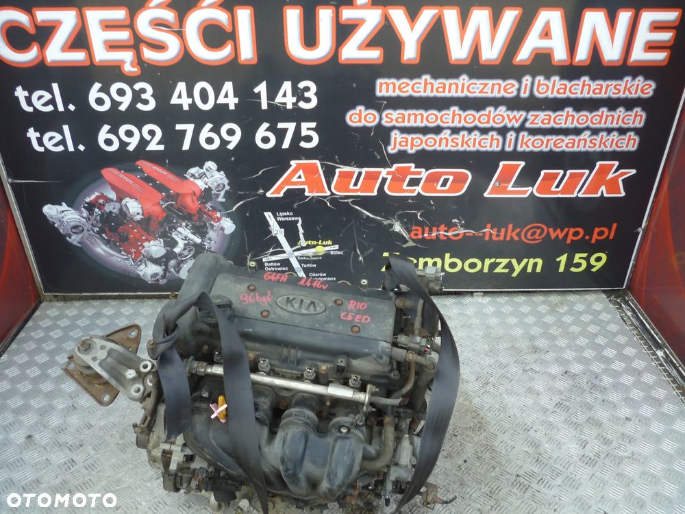 SILNIK KIA RIO CEED 1.4 16V G4FA 96 TYS - 1