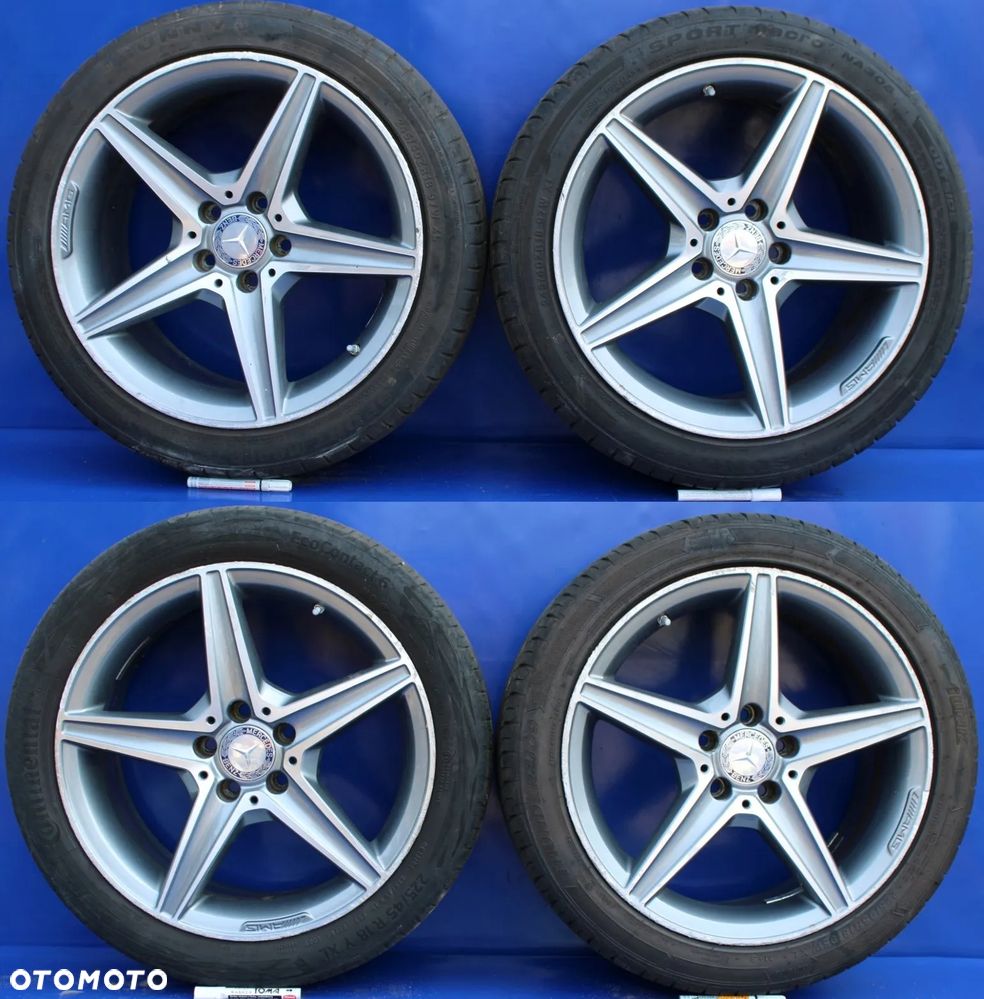 4x Felgi aluminiowe 18" komplet AMG Mercedes W207 C207 A2054011100 A2054011200 - 1