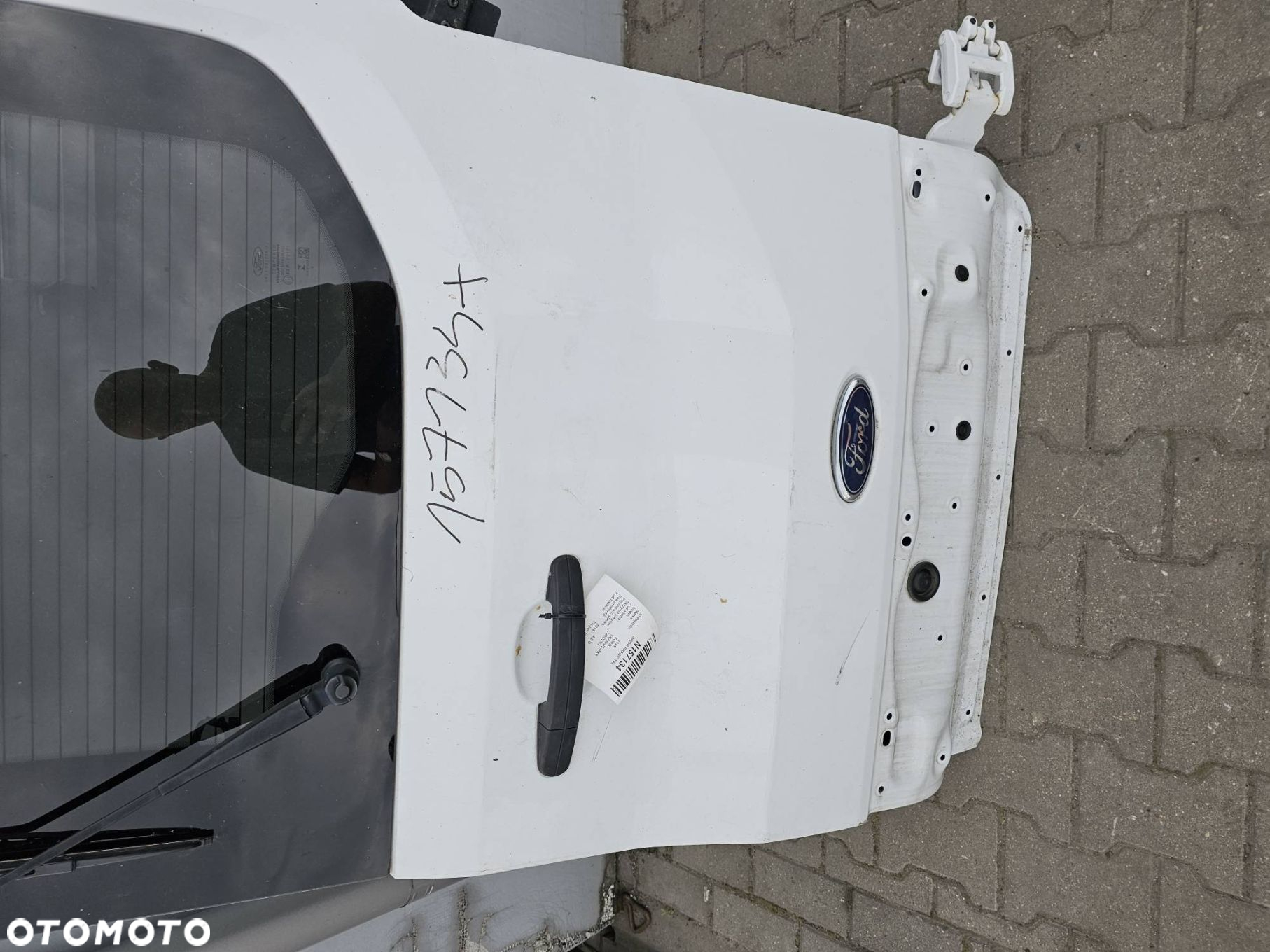 DRZWI PRAWE TYŁ FORD TRANSIT MK8 L3H2 BIAŁE 2018 - 2