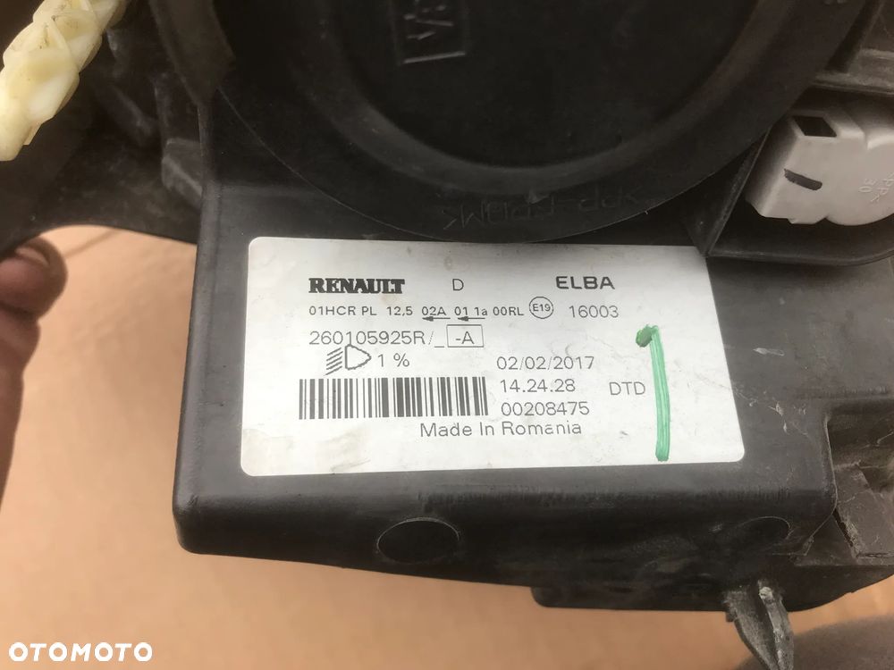 Dacia Logan II FL Sandero Stepway II Lift 16-20 Relflektor Lampa Prawa - 2