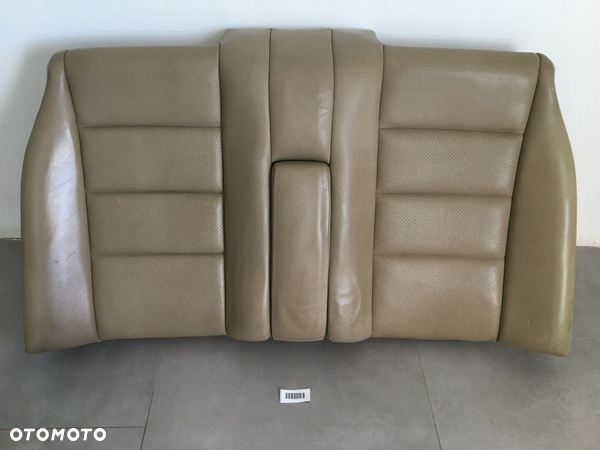TYLNE OPARCIE KANAPA KREMOWA BEŻOWA SKÓRZANE MERCEDES W124 CABRIO A124