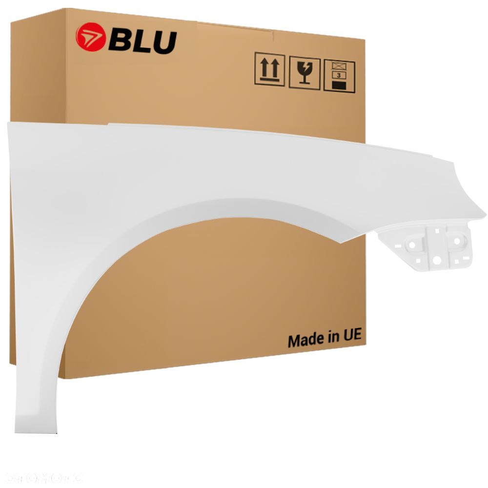 BLU Błotnik VW EOS LB9A prawy biały 06-15 przód CandyWeiss - 1