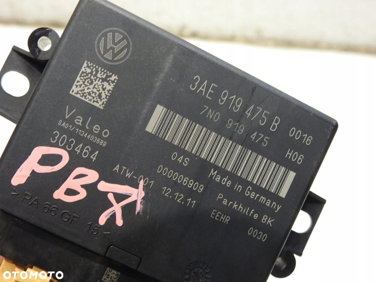 MODUŁ STEROWNIK PDC VW PASSAT B7 3AE919475B 7N0919475 - 2