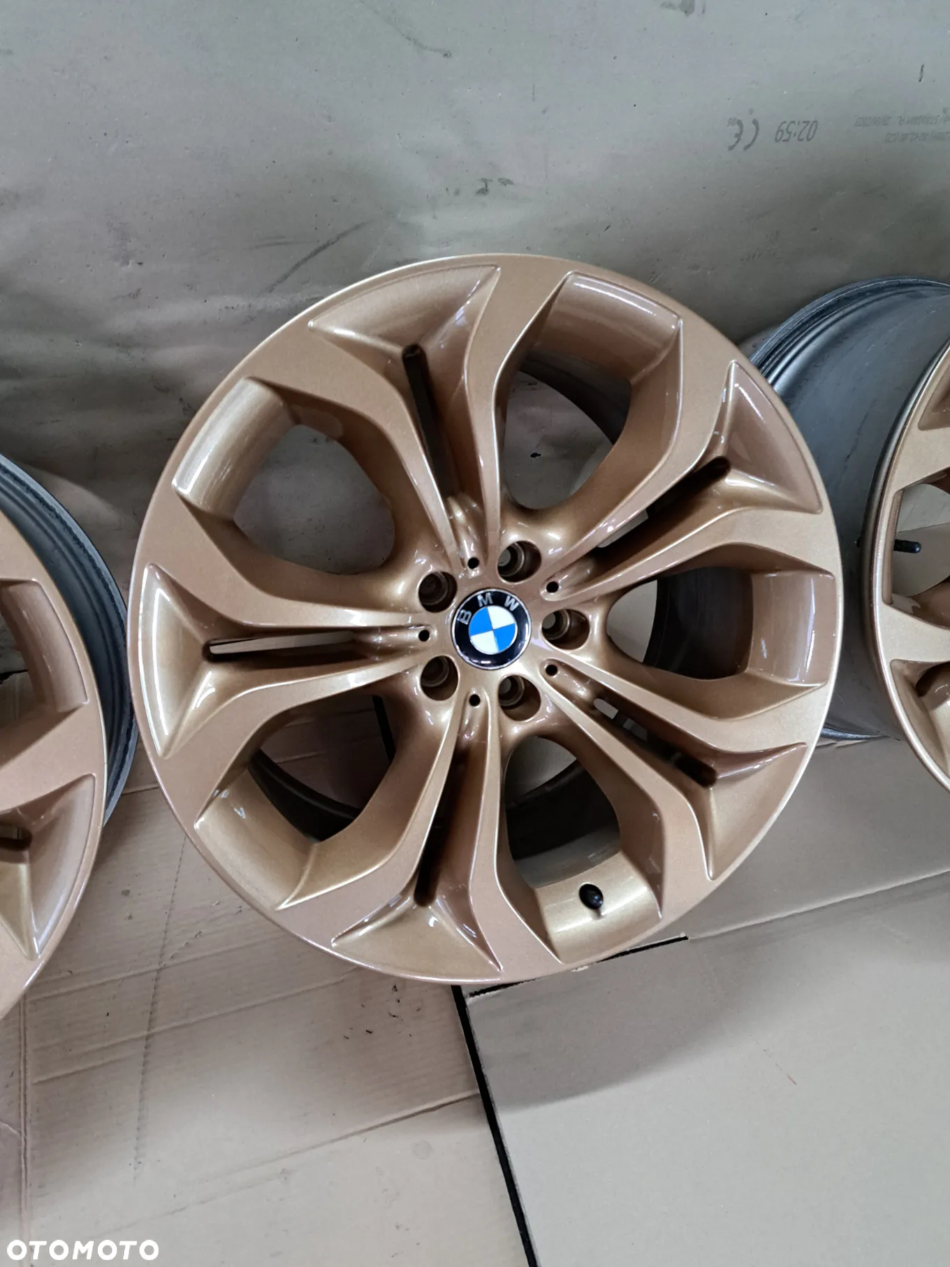 Alufelgi BMW x5 x6 e70 e71 20 cali dwie szerokości platynowy brąz - 4