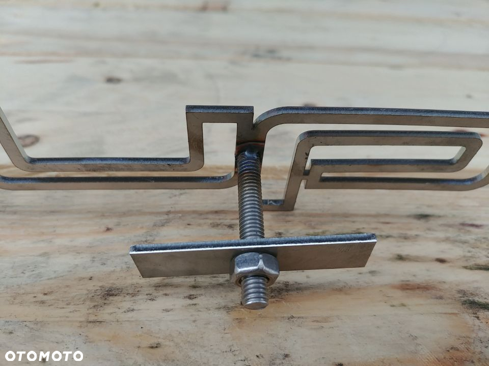 Logo Napis Emblemat QUATTRO 100% Stal Nierdzewna AUDI Gril Atrapa - 8