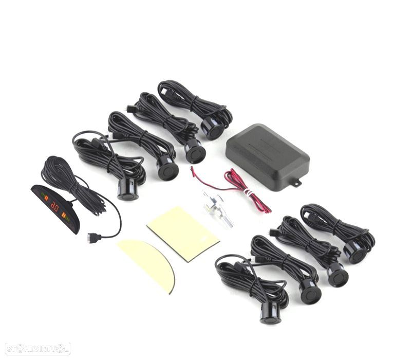 KIT PDC PARK TRONIC SENSORES DE ESTACIONAMENTO 12V - 1