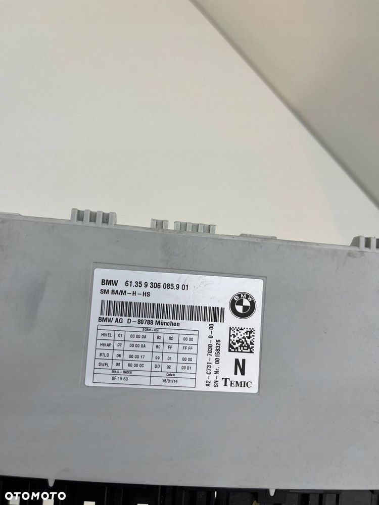 BMW F32 F33 MODUŁ STEROWNIK FOTELA 9306085 - 2